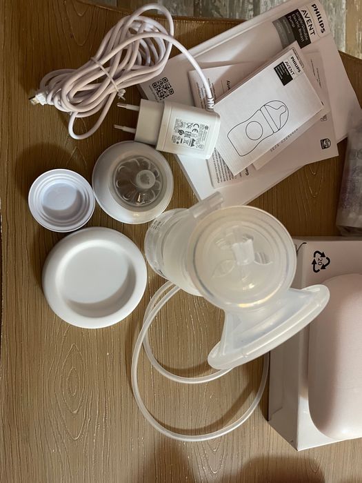 Електрическа помпа за кърма Philips Avent, единична, розово SCF395/31