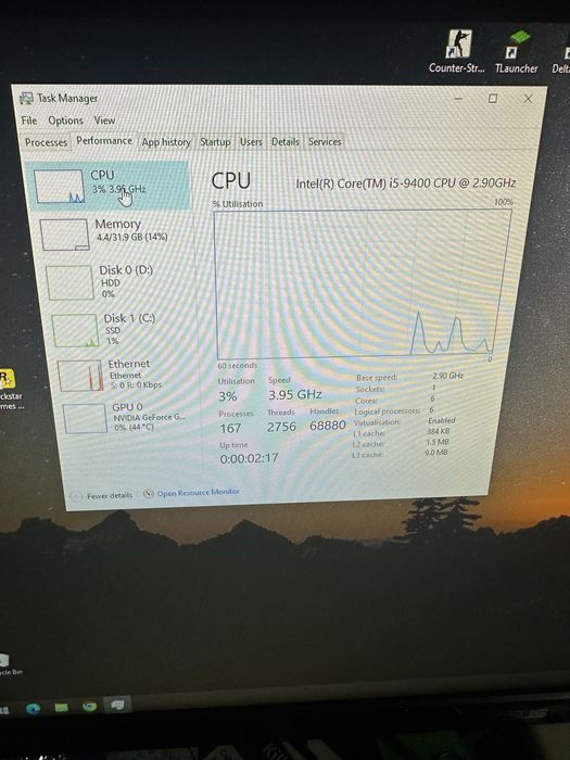 Vand pc i5 9400 , 32 gb ram , 1660ti