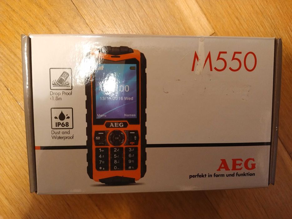 Телефон, GSM, AEG M550, противоударен, непромокаем
