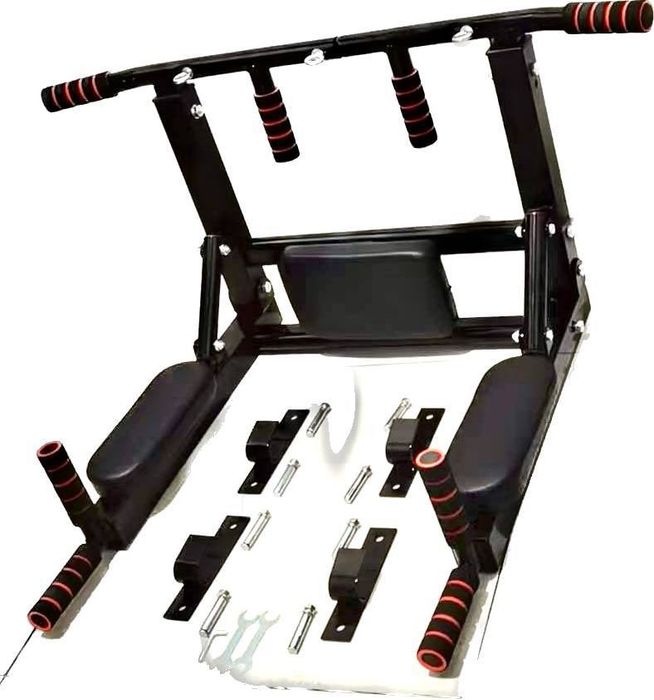 Турник 3 в 1 брусья пресс настенный усиленный до 350 кг