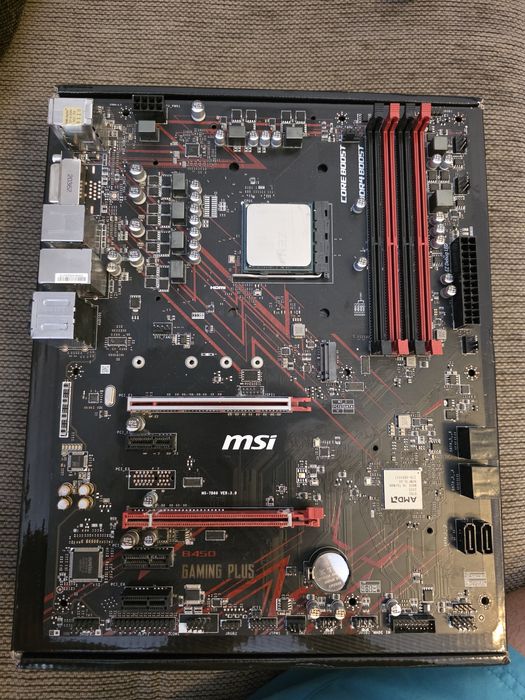Kit Ryzen 5 1600 Msi b450 gaming plus am4