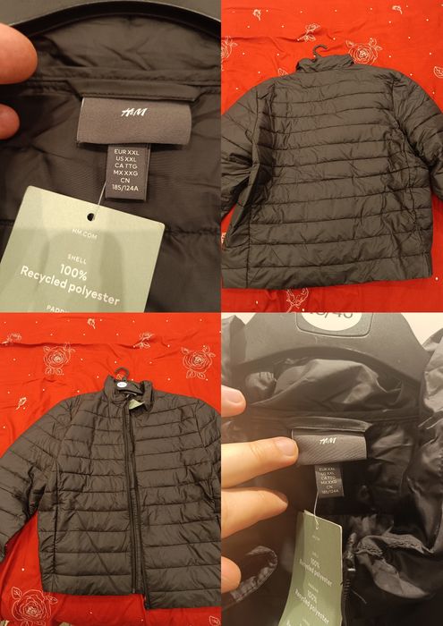 Geacă H&M, mărimea XXL, nouă cu etichetă, neagră