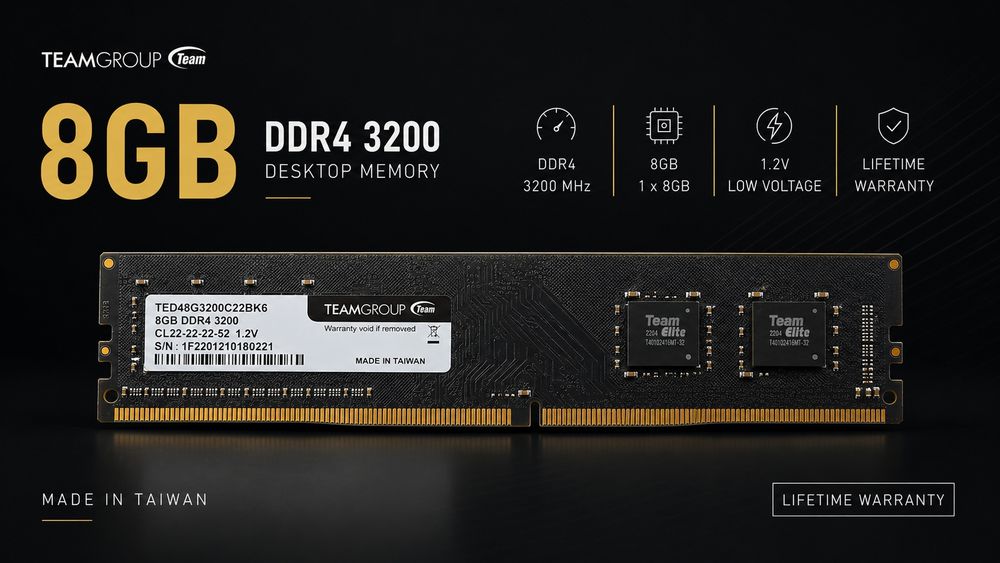 DDR4 8GB 3200Mhz