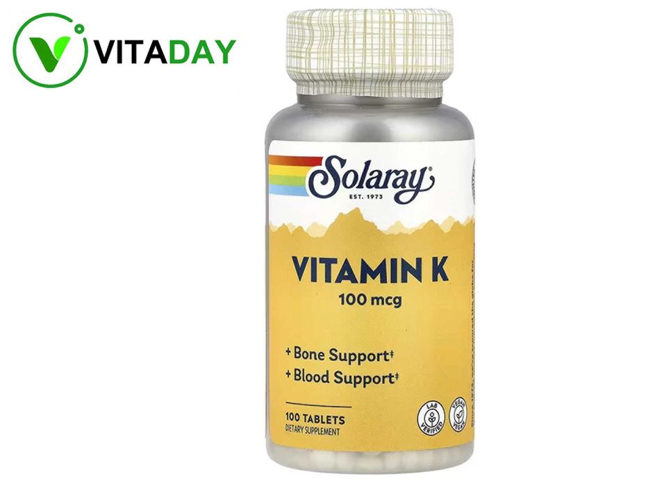 Solaray Vitamin K витамин К 100 мкг 100 таблеток