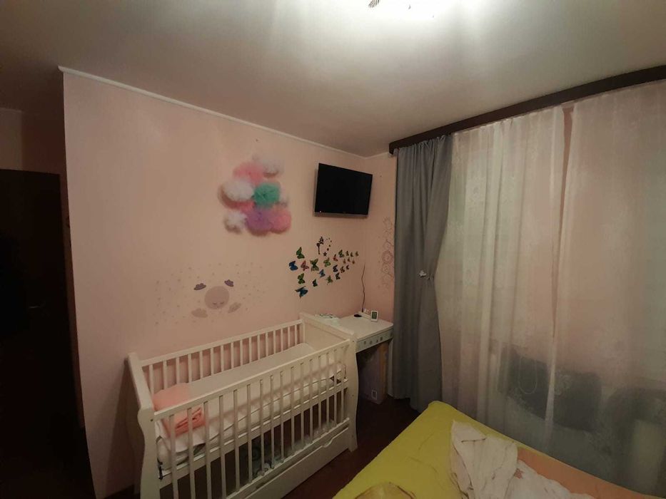 Pătuț bebeluși IKEA alb, cu sertar depozitare + saltea cadou