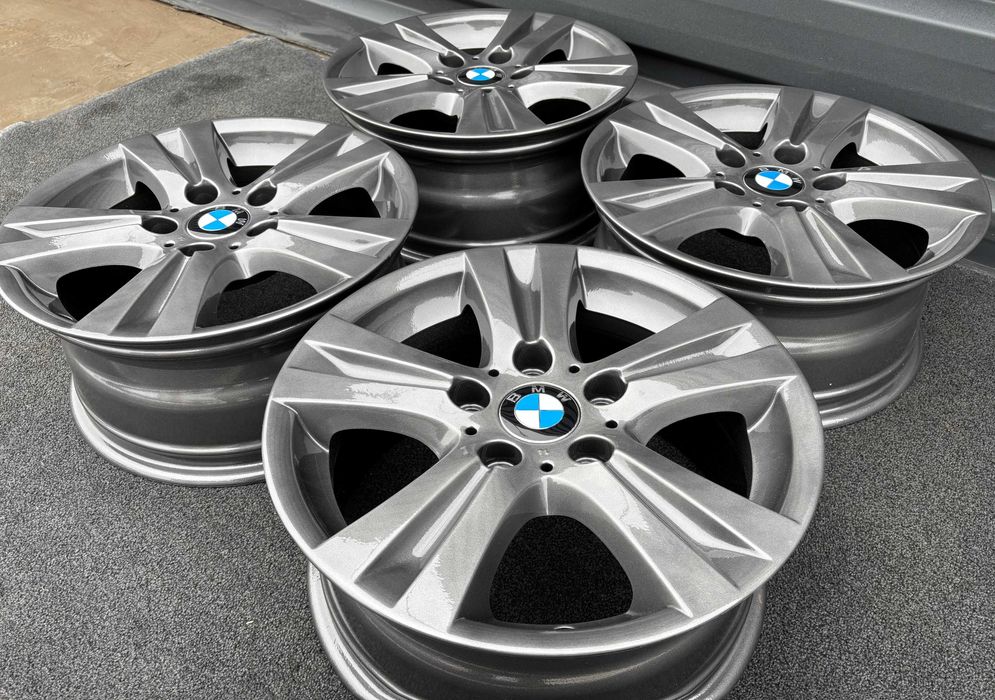 set jante aliaj bmw r16 5x120 seria 1 3 x1 f20 f30 e87 e82 transporter