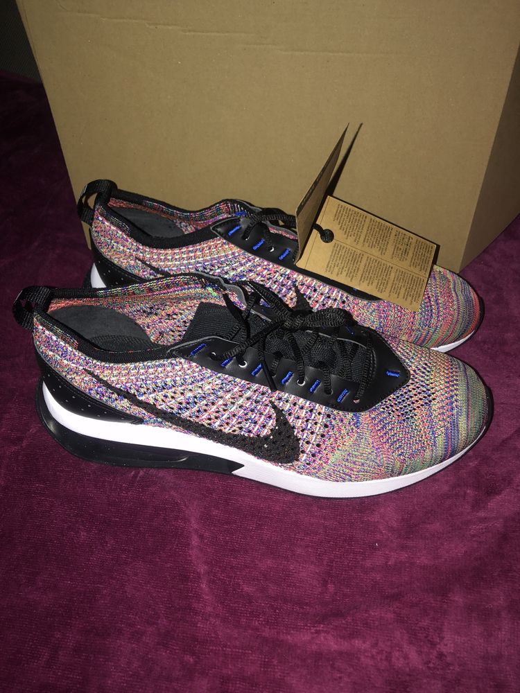 Nike flyknit sale racer multicolor womens