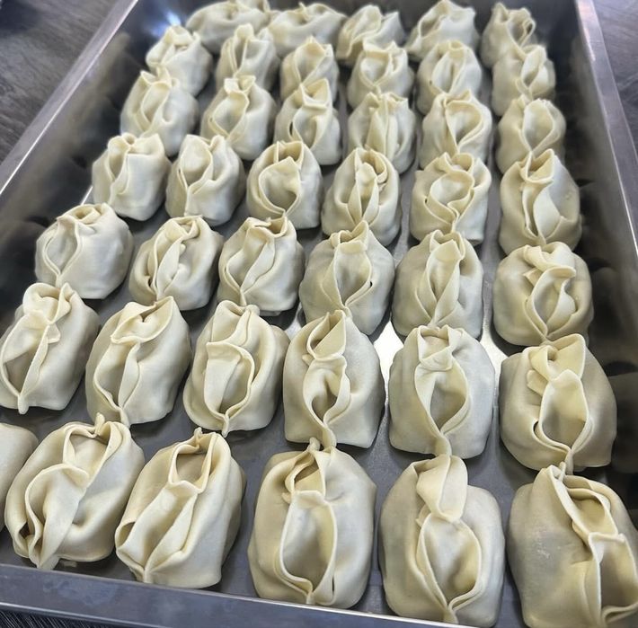 Домашние манты замороженные