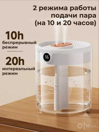 Увлажнитель воздуха для дома, с подсветкой, 1.5 л,havo namlagich,