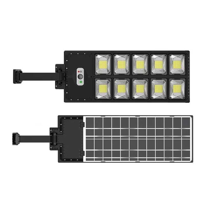 LED соларна улична лампа със сензор за движение и здрач, 1600 W