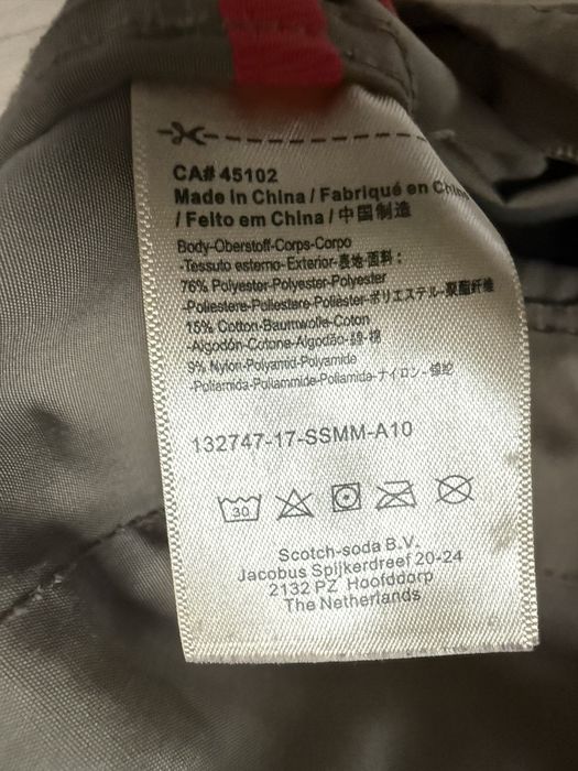 Geaca SCOTCH&SODA Stil Army cu Gluga Barbari | Marime L