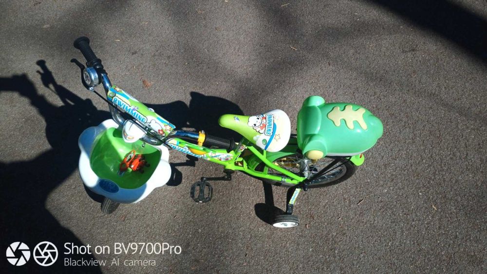 Детско колело Moni 16 инча зелено