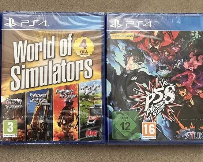 нови World of Simulators и Persona 5 Strikers за PS4
