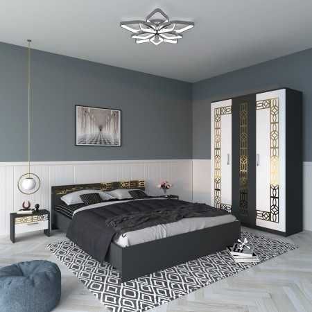 Elitdecor.ro- Dormitor Star Daria gold de la 1599lei+transport gratuit cu verificare colet