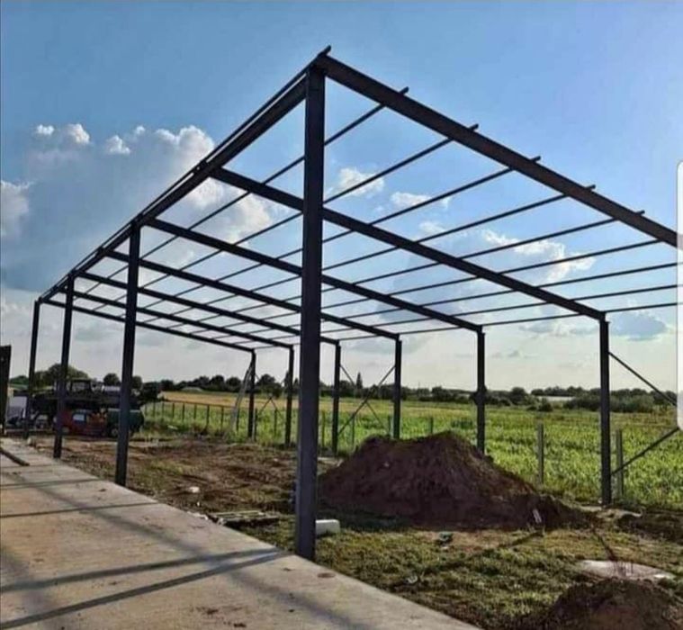 Structura hala metalica demontabila rezistenta diferite dimensiuni