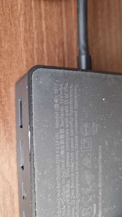 Docking Station USB-C/thunderbolt, MICROSOFT SURFACE A1917  + Incarcator 199W