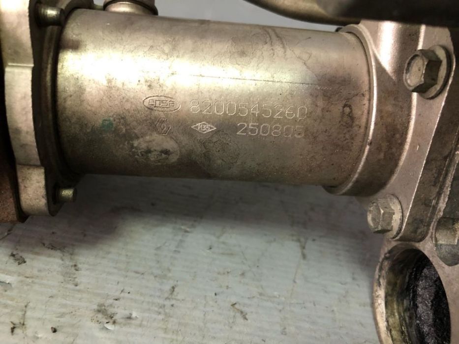 racitor gaze  cu egr 1.5 dci renault clio 2