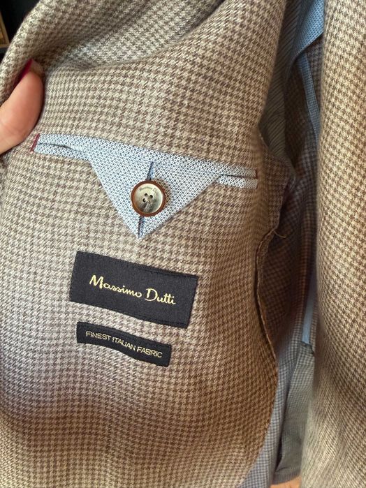 Мъжко ленено сако Massimo Dutti, размер 54
