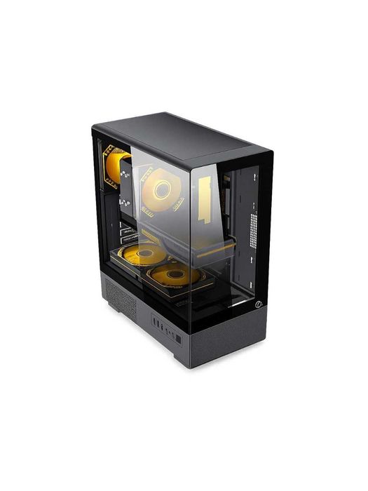 Корпус AVT / GAMING CRYSTAL BLACK / Черный / Mid Tower