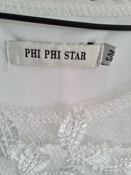 rochie alba, noua, S/M