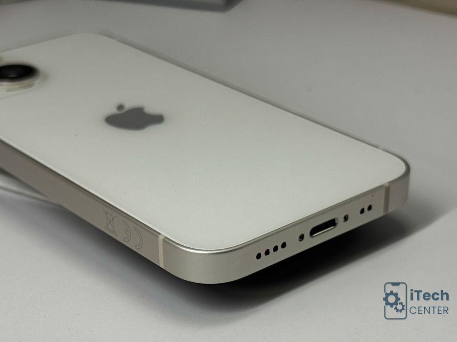 iPhone 13 mini, 256GB, Starlight, 100% батерия, КАТО НОВ, ГАРАНЦИЯ!