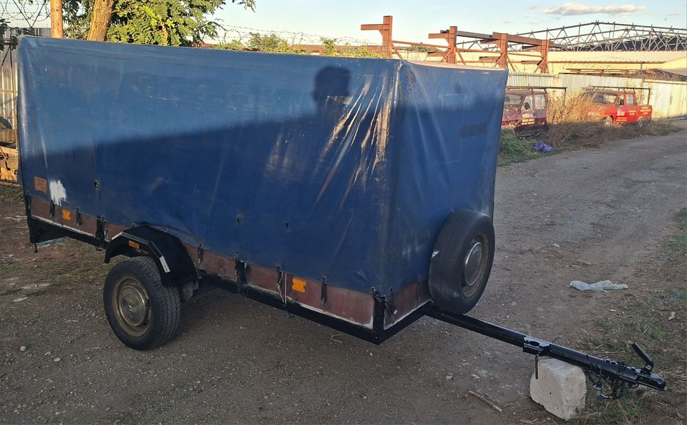 Vand remorca 750 Kg 3 metri lungime sau schimb cu vaci sau vitei