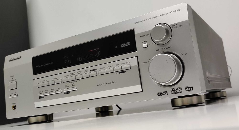 Receiver Pioneer VSX D 512 – 5.1 Hibrid (PHA) – Intrări Optice 5x100 W
