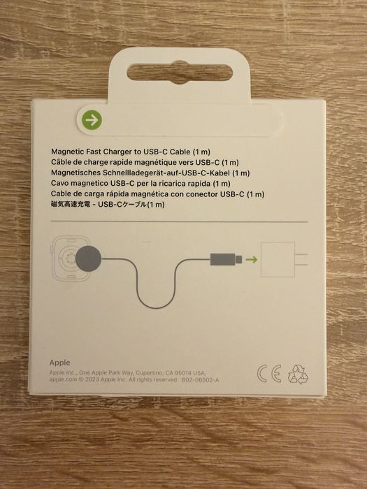 Apple Cablu Original de incarcare Magnetic pt Apple Watch, USB-C, 1m