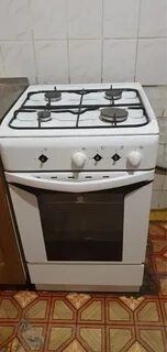 Газовая плита в рабочем состоянии