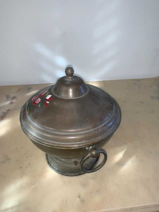 Vas de cupru cu capac