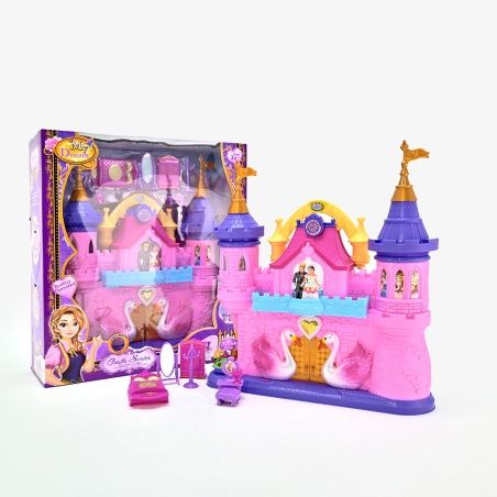 Голям Замък къща за кукли със звук и светлини