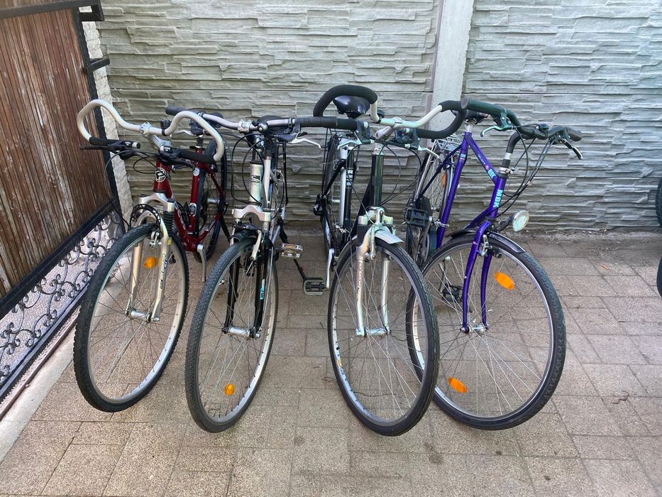 Biciclete și remorca