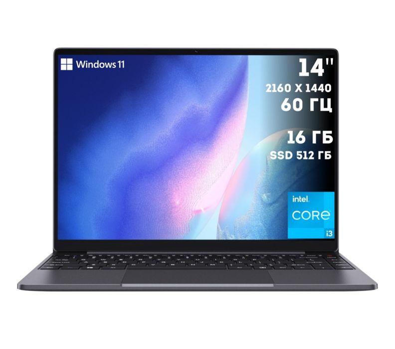 Chuwi CoreBook X 14" - Новый премиальный ультрабук в металле (2K IPS)
