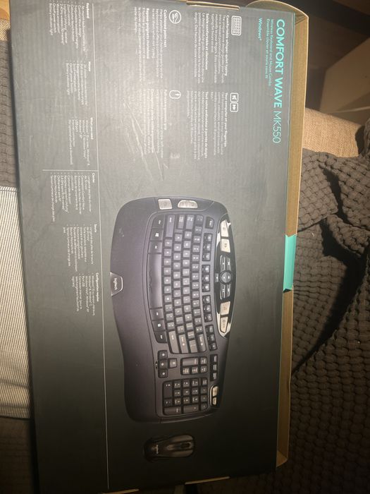 комплект беспроводной клавиатуры и мыши Logitech MK550