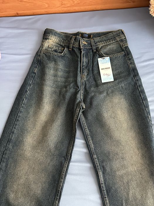 Дамски широки дънки