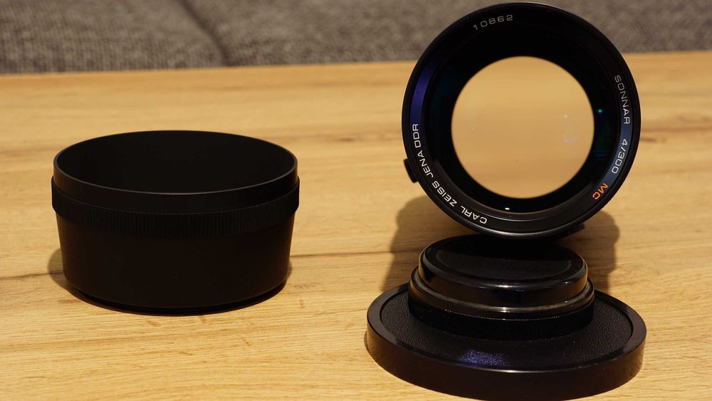 Obiectiv foto manual Carl Zeiss Sonnar MC 300mm F/4 - excelent