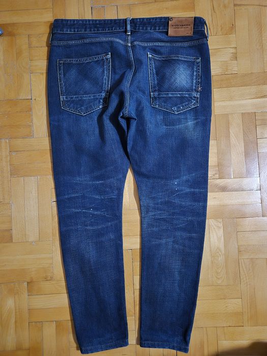 Blugi Scotch & Soda Ralston, Amsterdams Blauw, Premium, Bărbați - W34 L32