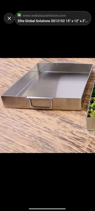 Nerjaveykadan sifatli metall idishlar, 
qoliplar, pishiriq uchun Poddo