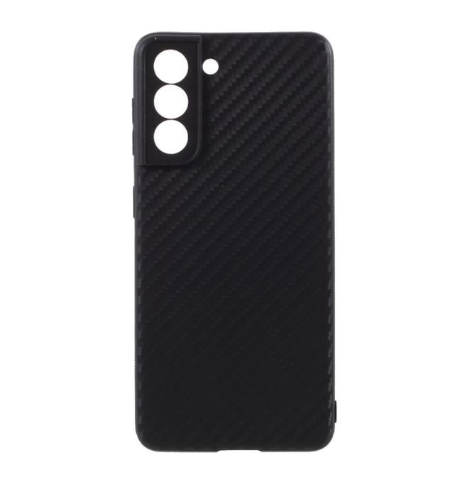 Husa Silicon Samsung S22/S23/S24/S25 PLUS ULTRA Slim Imitatie Carbon