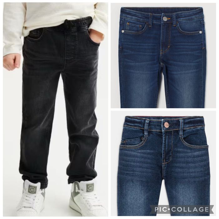 Дънки H&M и Reserved за 12-14 год, Нови!