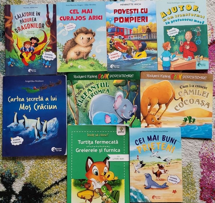 Lot carti povești pentru cititorii începători – Povești silabisite