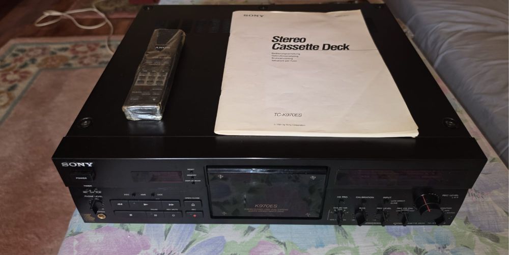 Sony tc k 970 es casetofon deck 3 capete 3 motoare