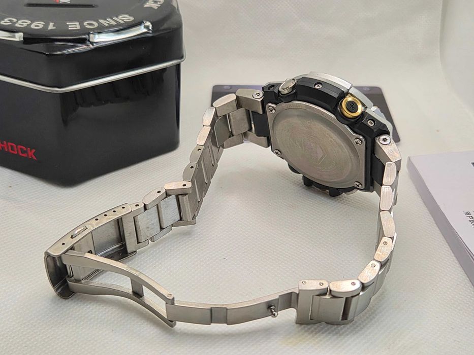 Ceas Sport Barbati Casio g shock GST B100d full metal , SILVER- BLACK-GOLD  Nou.Garantie 2ani