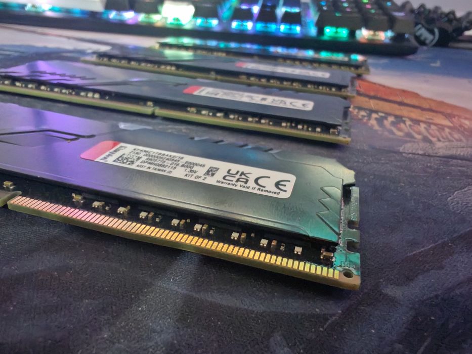 Set Memorie RAM 32gb fury beast ddr4 3600mhz