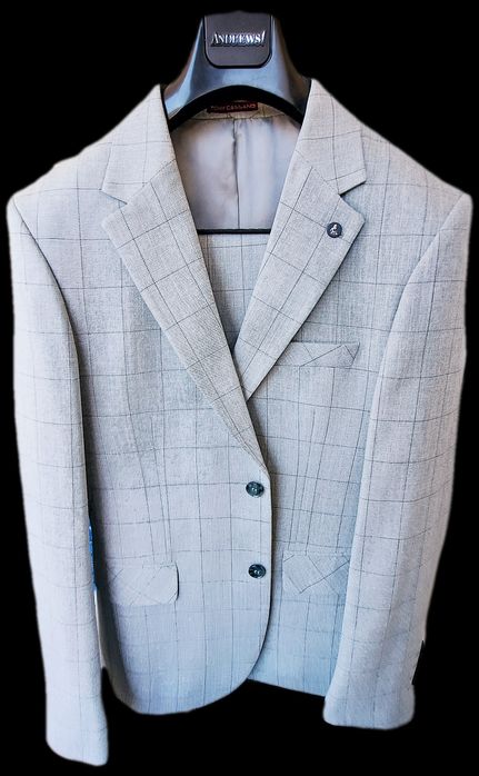 Елегантен мъжки костюм (сако + панталон)