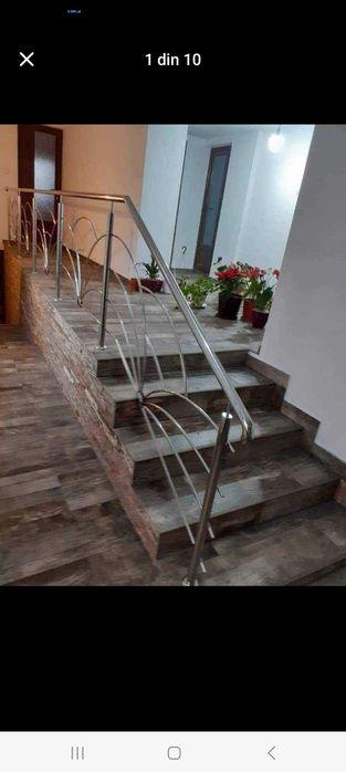 Balustrade din inox ,la comanda.