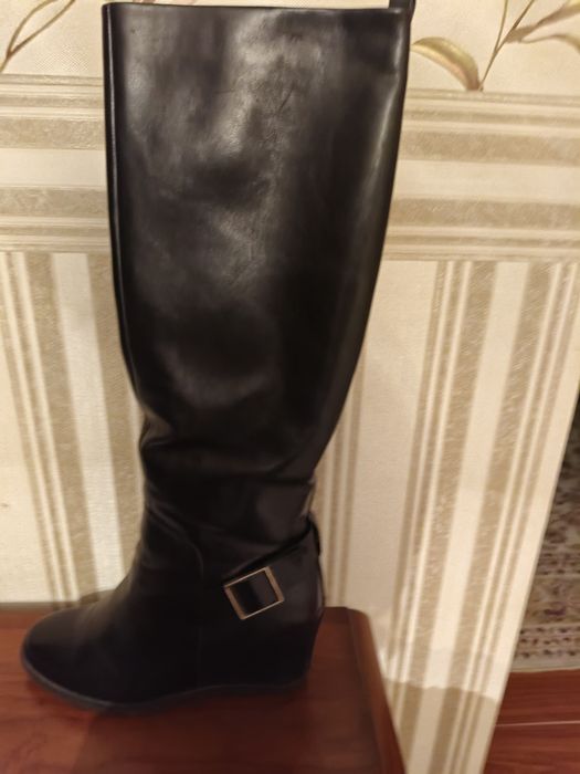 Сапоги зимние..кожаные