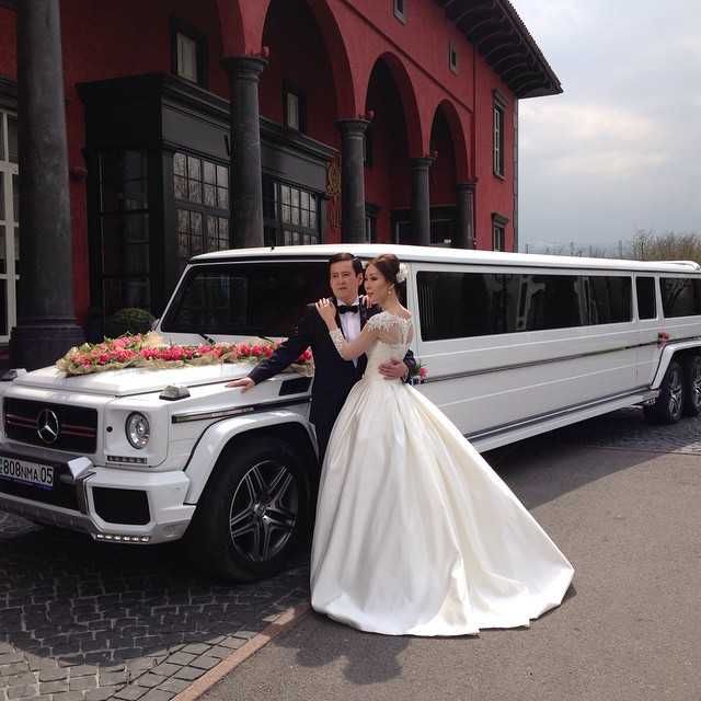 Лимузин на свадьбу, выписка из роддома, лимузин на прокат в Алматы ...