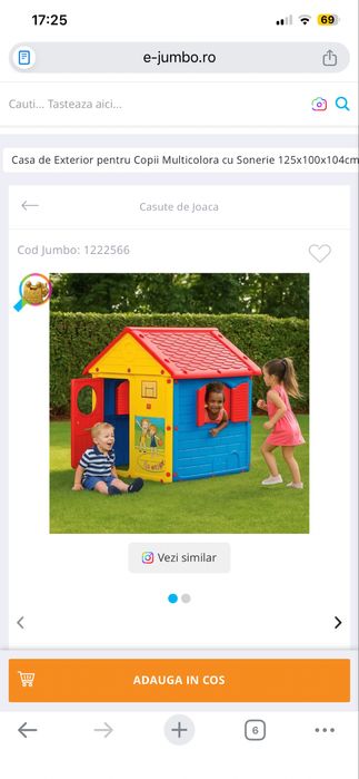 Casuta pentru copiii