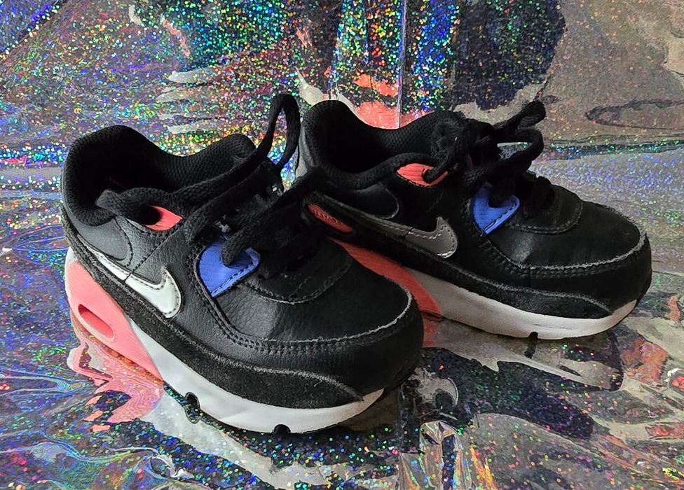 Nike Air Max negri piele